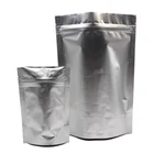 Custom aluminum foil stand up zip lock food plastic pouch laminated poly bag