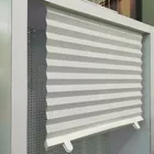 machine fabric temporary pleated blind