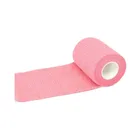 10cm*4.5m Brown Sports cotton elastic cohesive bandage latex free used by doctor, athletes for injury