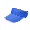 Custom blank visor cap summer 100% polyester sun visor hat adjustable ladies golf visors