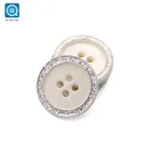 SK China button supplier natural River shell button white shirt black buttons