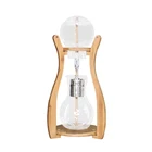 Eco-friendly beautiful design ice drip clear pure glass cold brew coffee maker