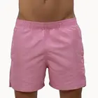 Custom Swim Beach Board Shorts Solid Fabric Beachwear for men