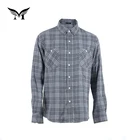 Made in China custom soft long sleeve casual 100% cotton checked flannel mens shirts