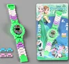 Cartoon Wristwatch Children Assemble the strap watch Party Gift