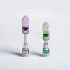 100% No Leak With 2.0mm Intake Hole Size 0.5ml 1.0ml Rainbow 7 Colors Ceramic Cell Cartridges Vaporizer