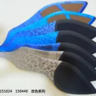 popular design lady shoe sole with rubber material high heel sole
