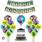 Birthday Party Supplies for Game Fans Party Favors Cake Topper Balloons Banner Gift bag Party Decoration