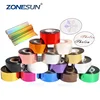 ZONESUN 30mm Width Strong adhesion Hot Stamping Foil Lures for Leather Paper