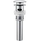 Cubicle toilet sink and drain cleaner pop up drainer