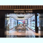 modern wallet leather handbag shop interior design mall shoes rack showcase shop counter design with led light