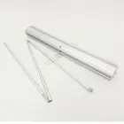 Stable design advertising 85*200cm aluminum one foot roll up screen