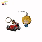 Hot Selling Factory Customize Qr Code Custom 3d Soft Pvc Keychain Key Chain