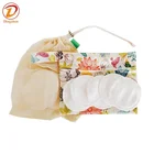 Reusable Bamboo Cotton Make up Remover Cleansing Pads Cloth with Polyester Laundry bag/Travel bag