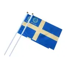 Mini cheap custom printed hand held flag ,hand waving flag