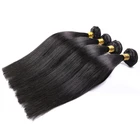 Cuticle aligned Best Hair Vender Virgin Peruvian Remy Hair Weave Straight Weft 100 Real Human Hair Extensions