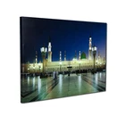 Canvas Frameless Or Framed Custom Oil Painting On Canvas LED wall Art Islamic Oil Paintings