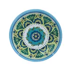 Colorful plastic modern design restaurant plates melamine
