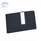 New Design Fashion Custom PU Leather Blocking Money Clip Wallet For Men