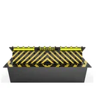 Automatic rising electronic retractable road safety automatic hydraulic road blocker
