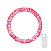 2019 New Party Christmas Indoor Decoration White Color Battery Packed 3D Acrylic Circle Shaped LED Light String