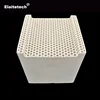 Dense cordierite mullite honeycomb ceramic block for heat exchanger/ROC/thermal storage media