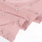 New design Custom Embroidered 100% silk chiffon embroidered fabric