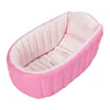 Portable baby bathtub inflatable Cartoon Thickening Washbowl Baby Bath