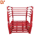 Heavy duty galvanized steel warehouse stacking big bag pallet rack