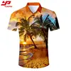 Cheap Men's Flower Casual Button Down Short Sleeve Plain Hawaiian Shirt wholesale