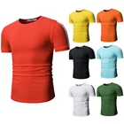 Athletic T-Shirt Sportswear Men' tshirts 100% polyester tshirts blank t shirts short sleeve dri fit shirts wholesale