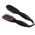 2019 Personal Portable Black Mini Hair Straightening Brush