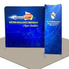 10x10 aluminium tube fabric expo photo booth stands portable exhibition booth stand tradeshow display for sale