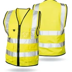 Vest Vest Safety Blue Color Tooling Safety Vest With Multifunctional Pockets