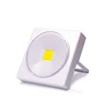 Portable Mini 2 Magnet Bracket Night Switch Lamp Waterproof Hook and Loop Fasteners 3W COB LED Wall Light for Indoor Household