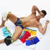 Wholesale Sexy Plus Size Solid Low Waist Spandex Breathable Big Pouch Gay Men Underwear Boxer Briefs