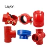 114MM Ductile iron grooved end cap plug and flexible coupling Fire fighting Equipment parts