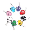 Wholesale Paws Shape Dog Tags ID Pendant Metal Cheap Price