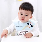 Small aircraft 100% cotton waterproof baby bib infant bib