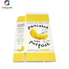 2019 New Style Matt Lamination Paper Box Custom Design Banana Packaging Box 350 Gsm Coated Box For Food