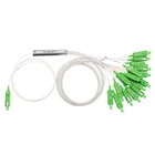 Balanced 1x16 PLC Splitter Mini Steel Tube 1 16 Fiber Optic Splitter