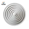 HVAC ventilation tools round ceiling air disc grille diffuser with adjustable damper