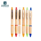 Promotional bamboo ballpoint pen Custom Advertising cheap ball Pen