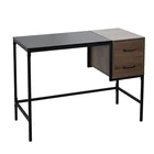 Wooden Computer Desk Table with 2 drawers for Writing Dressing in Living room Home Office Use