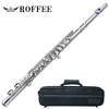 ROFFEE 22S Cupronickel Body Silver Plated 16 Closed Holes Flute