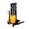 semi electric pallet stacker 1500kg automatic manual hand stacker forklift