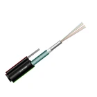 Shenzhen Hanxin Wholesale fiber optic factory price outdoor single jacket 12 24 48 core GYXTC8S cable