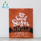 China Supplier Digital printing three side seal plastic bag for snack food package bag