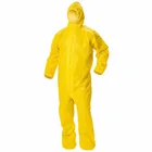 Yellow PVC Rubber Anti Chemical Protective Safety Suit