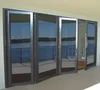 Australian standard frameless folding glass doors, folding patio doors prices